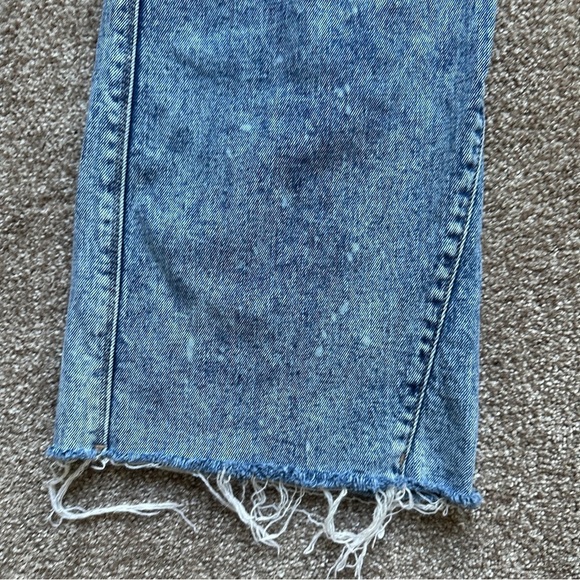 Old Navy Extra High Rise Blue Acid Wash Flare Jeans Women's Size 14 NWOT Boho - Picture 10 of 14